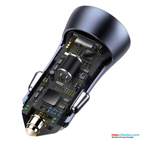 Baseus U+C 40W Golden Contactor Pro Dual Quick Car Charger 